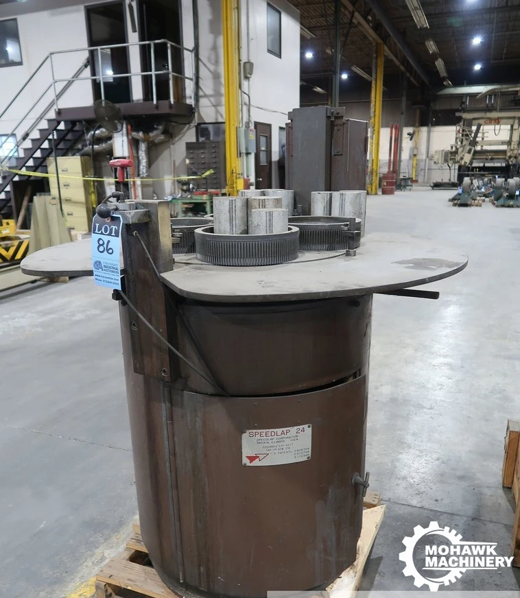 24" SPEEDLAP "24 BTW" LAPPER w/(4) RETAINING RINGS - TOOLING