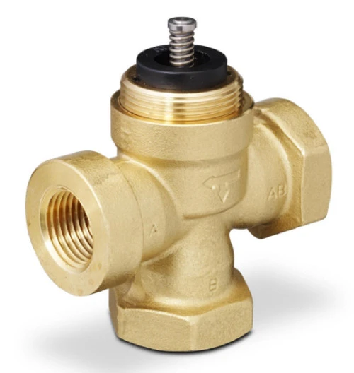 Siemens 599-00230 3-Way 1/2" Zone Valve, Cv 1.0, ANSI 125, NPT (Valve Only) [New]