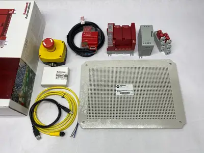 NEW ALLEN-BRADLEY SER. A GUARDMASTER SAFETY RELAY START. KIT