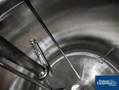 USED Precision 500 Liter Precision Stainless 316L Stainless Steel Jacketed Mixing Tank
