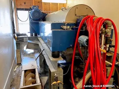 Used Hiller Decanter Centrifuge – Model DECAPAC DP45-432 (125 GPM, 50 HP, Trailer-Mounted)