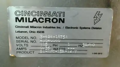 Cincinnati Milacron Slot Rack 3-424-1875A Used. 3F