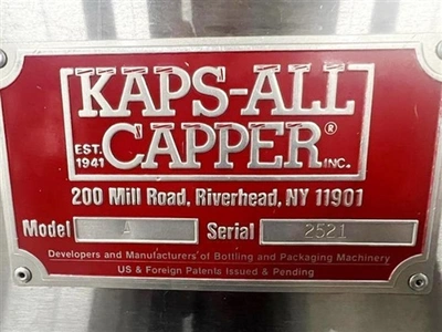 Used KAPSALL _UNKNOWN_ Cappers Quill - Automatic Inline Connecticut US | DMC Industries #1288693