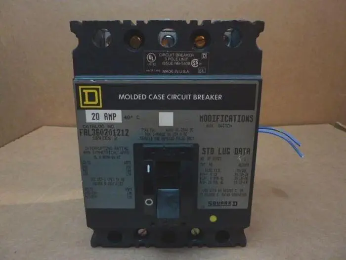 Used SQUARE D FAL360201212 Circuit Breakers Michigan US | Ideal Machinery #607836
