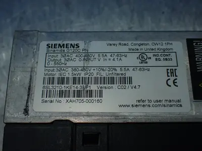 Used SIEMENS 6SL32101KE144UF1 Variable Speed Drives Ohio US | HGR 24 #1150787