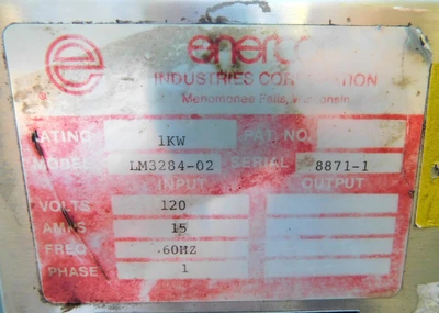 USED ENERCON LM 3284-02