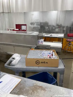 Used Stainless Steel Cooling Chamber Conveyor – 12' Enclosed Cooling Tunnel with PVC Belt & ABB VFD Drive