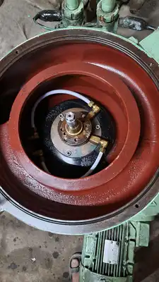Mitsubishi SJ-10G self-cleaning oil purifier, SS bowl.