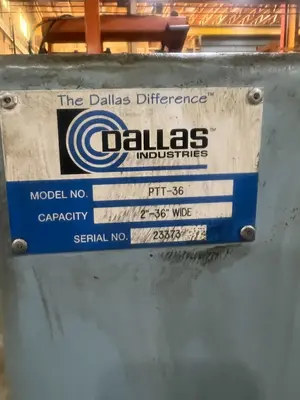 DALLAS 30,000LB X 36" X .125" (.250" @ 12") Coil Feed Lines | Timco, Inc. (10)