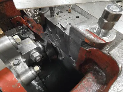 1954 National Machinery .420" Double Stroke Roller Header, Ser. 22331; Cutoff Diameter: .420",
