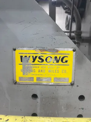 Used WYSONG 1052 Power Squaring Shears (Gauge) New Jersey US | Michael Fine Machinery Co., Inc. #1371587