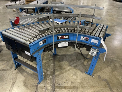 TGW 1118512 Roller Conveyer set, Width: 22", Length: 41' (2x6' a