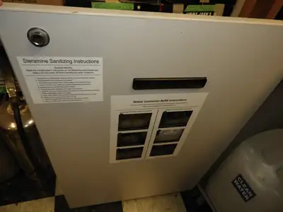 Used Falcon Restaurant Supply Used Self Contained Portable Sink with Pump, Water Heater and Collection Containers Hand Washing and Sanitizing Illinois US | Falcon Restaurant Supply #1376648