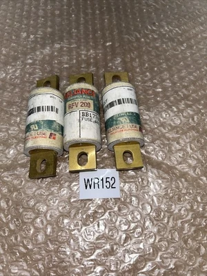 (3) RELIANCE RFV-200 FUSES FAST SHIPPING! + WARRANTY