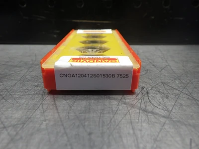 SANDVIK Carbide Inserts QTY5 CNGA120412S01530B 7525 (LOC570)