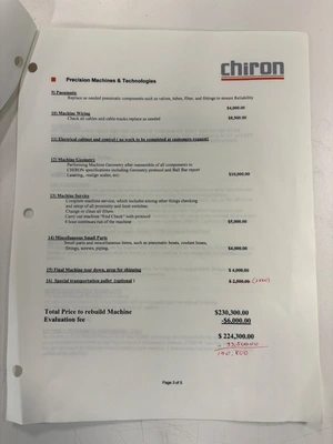 CHIRON Fz 12k s Universal Horizontal Mills | Elevation Machine (7)