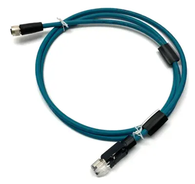 New | in-Stock Balluff Double-Ended Cordset RJ45 to M12 PLC Ethernet Equipment Michigan US | Maverick Industrial Sales #1483239