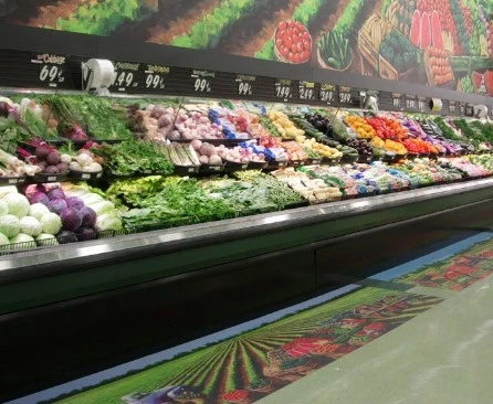 130-0095 Hussmann P2X-12E 12’ Remote Refrigerated Produce Cooler Merchandiser