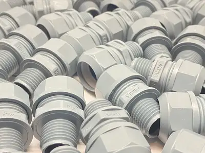 New | in-Stock Murrplastik Conduit Fitting Grey EH-M 16X1.5/11 LOT OF 45 Electrical Fittings Michigan US | Maverick Industrial Sales #1487692
