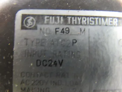 Fuji Electric F49 M ATC2P Thyristimer w/Base Recept Base 0.3-3 Seconds