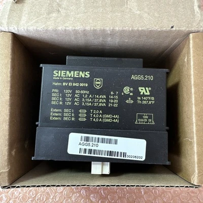 NEW Siemens Combustion AGG5.210
