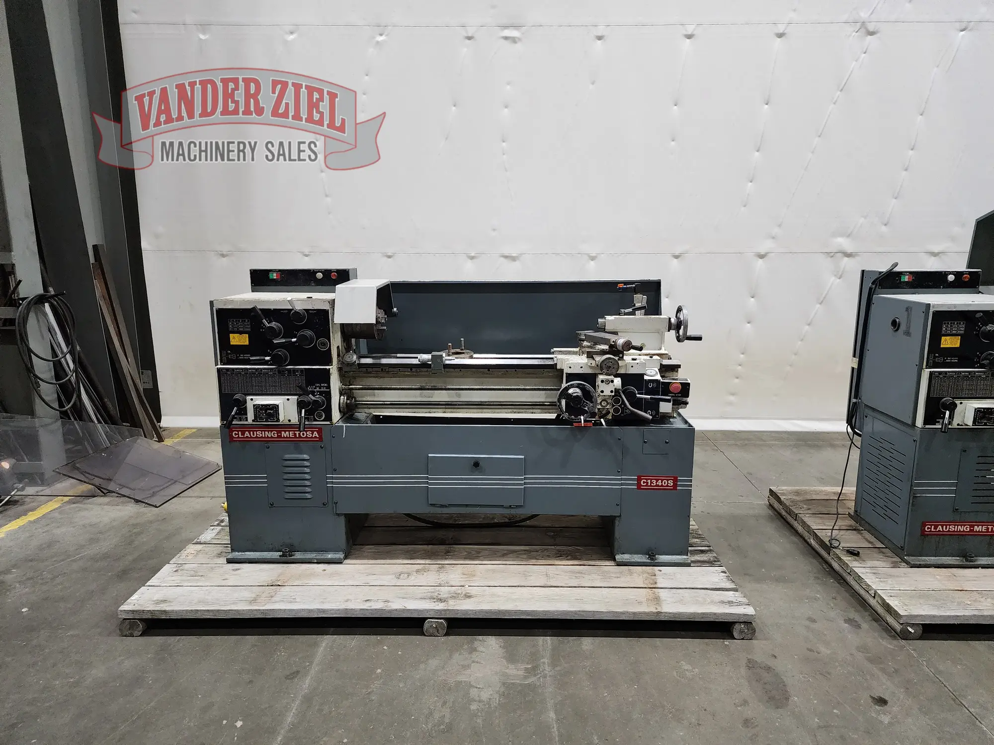Used CLAUSING C1340S Engine Lathes Michigan US | Vander Ziel Machinery Sales #482679