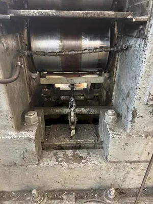 16" WIDE X 14" ROLL DIAMETER 2-HI  INTERNATIONAL 100 HP ROLLING MILL. STOCK # 0886125