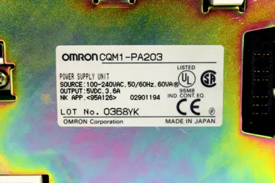 USED OMRON CQM1-PA203