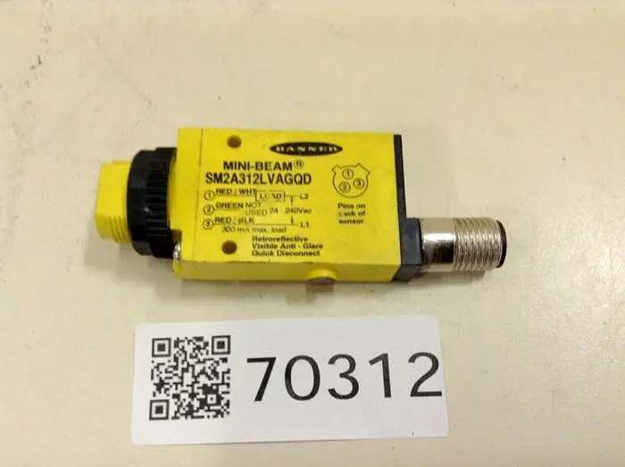 Used BANNER ENGINEERING SM2A312LVAGQD Electronics & Components | Ideal Machinery #661086