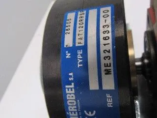 Sanyo Denki L720-039E84 170W 30V 2600RPM Servo 50:1 Reducer Brake Drive Assembly