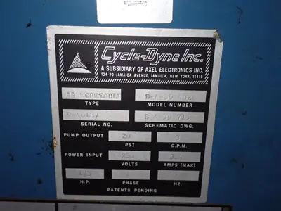 USED CYCLEDYNE INC A20