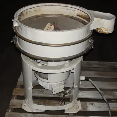 SPC6612  Screener and Sifter 24" Process Packages Inc circular shaker screener, 1 deck, CS