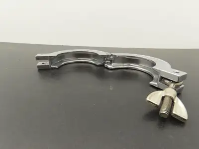 MKS Instruments 100312906 Aluminum Wing Nut Clamp NW 50 ISO-KF Flange Lot of 6