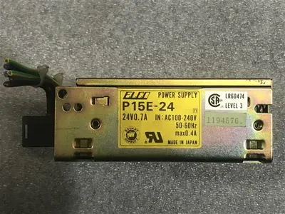 USED ELCO P15E-24 POWER SUPPLY 24 V0 7A / AC100-240V IN