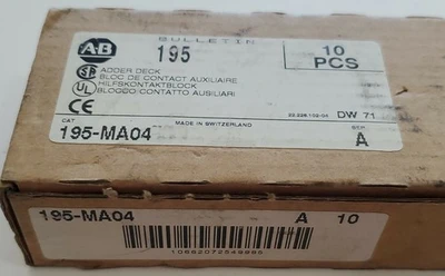 NEW Allen-Bradley 195-MA04