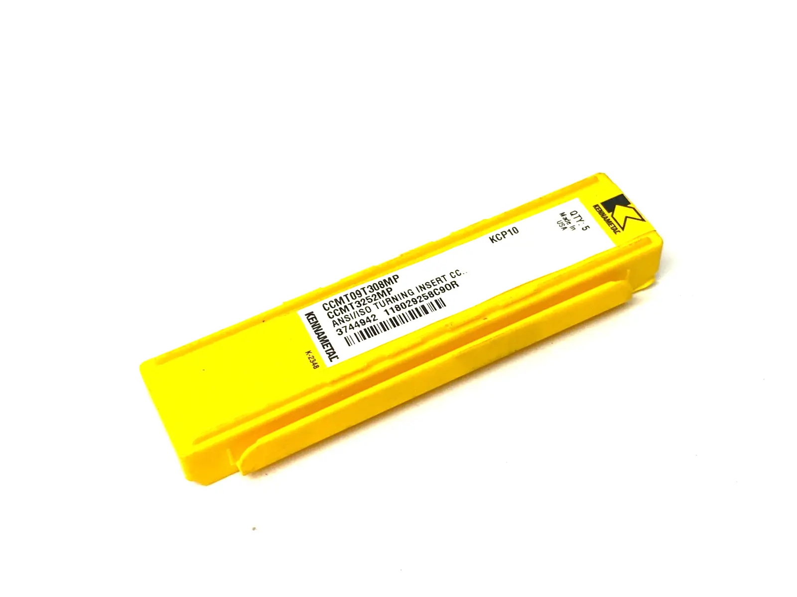 NEW KENNAMETAL SCREW-ON POSITIVE INSERTS CCMT09T308MP