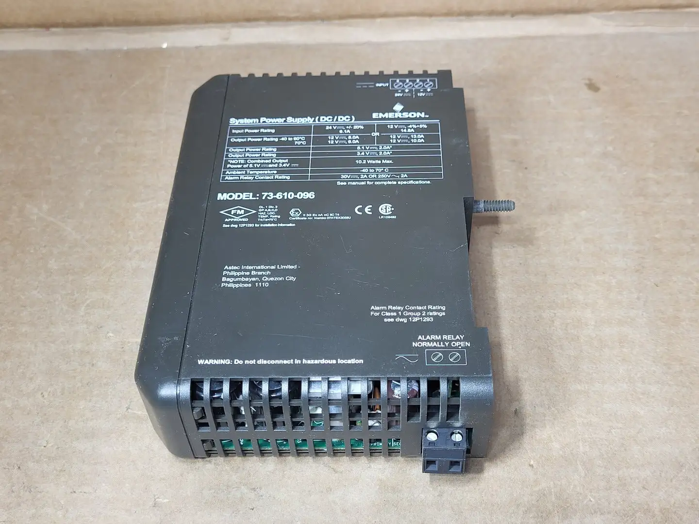 USED EMERSON 73-610-096