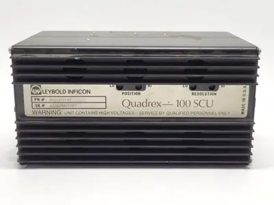 Used Leybold Inficon Quadrex-100SCU, 901-200-G5 Mass Spectrometer Michigan US | Maverick Industrial Sales #1489292