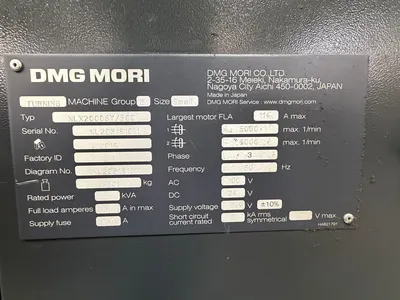 2018 DMG MORI NLX-2000SY/ 500 CNC LATHE WITH 5-AXIS OR MORE | Machinery Resources International (4)