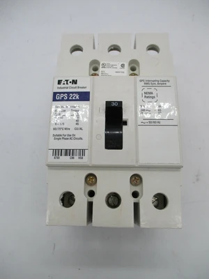 Eaton GPS3030 New, open box GPS Circuit Breaker (30 amps, 3-pole)