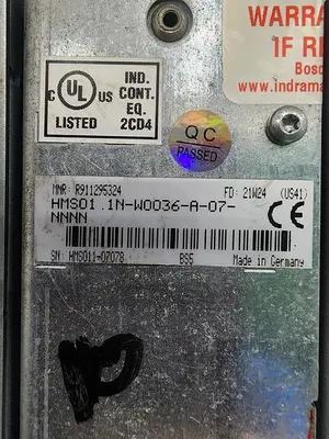 USED REXROTH HMS01.1N-W0036-A-07-NNNN