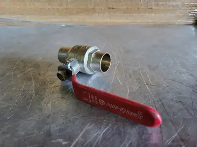 3/4" Solder PTFE Full Port Ball Valve