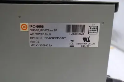ADVANTECH IPC-6608BP-30Z PC 8 SLOT IPC6608BP30ZE SUPER SWAP STOCK 2166