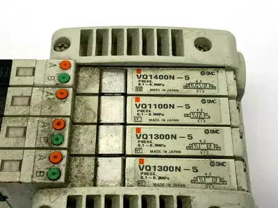 VV5QC11-04FD | SMC  D-Sub Connector Manifold w/ Pneumatic Valves - Used