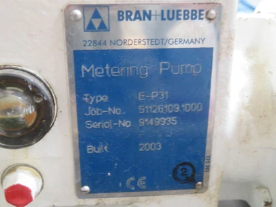 Used BRAN LUEBBE _UNKNOWN_ Pumps (Metering) | OCO Industrial #1742306