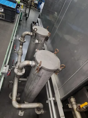 USED 2013 SYSTEM TECHNOLOGIES 2-STAGE INLINE PARTS WASHER
