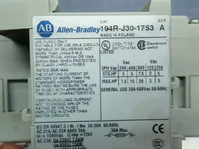 NEW ALLEN BRADLEY 194RJ301753