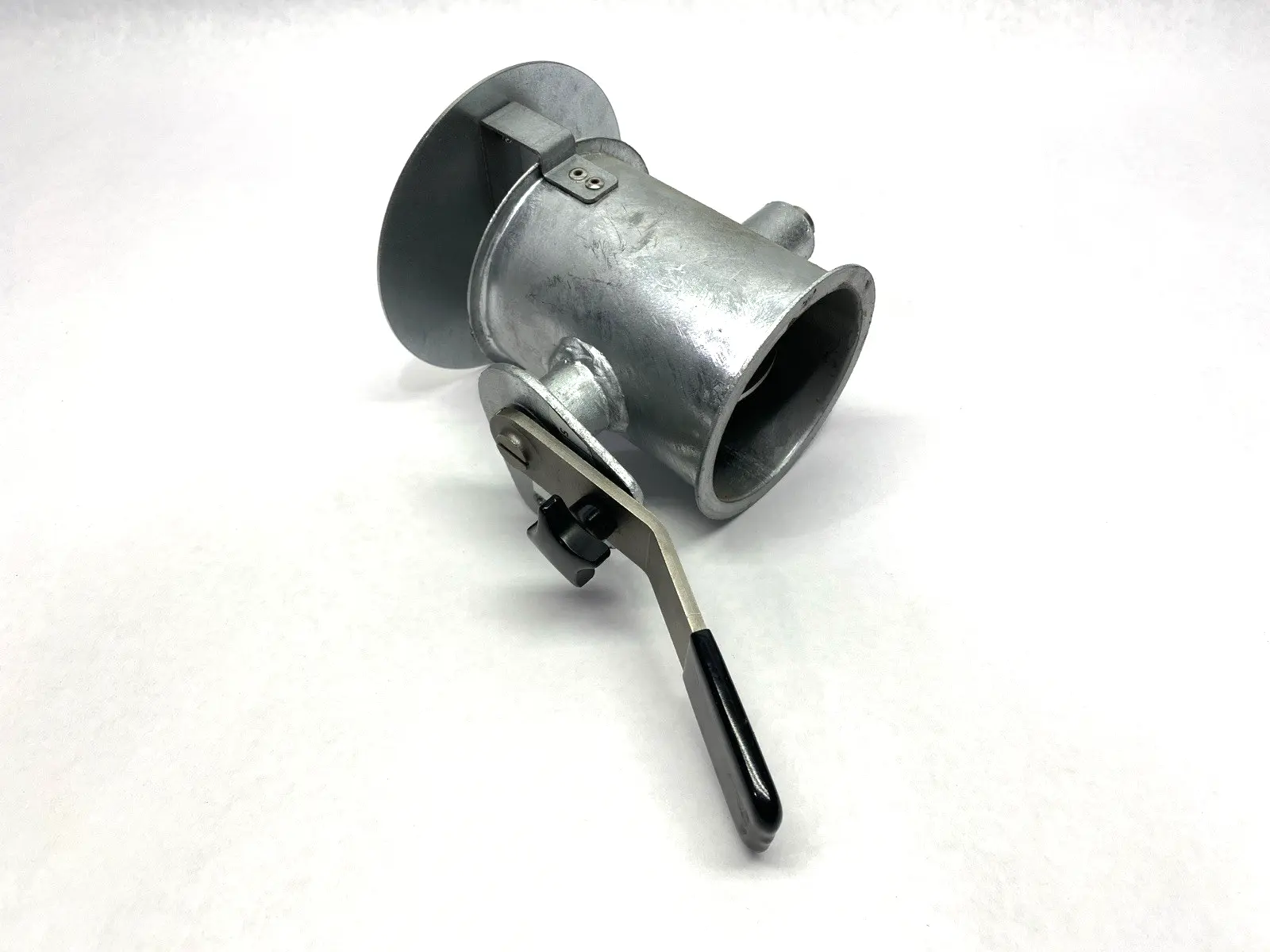 USED JACOB HAND OPERATED THROTTLE VALVE W/ PADDED DIFFUSER