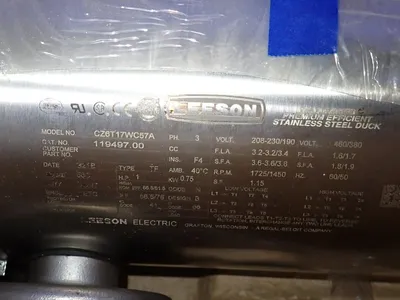 Used LEESON CZ6T17WC57A Motors (misc) Ohio US | HGR 24 #938072