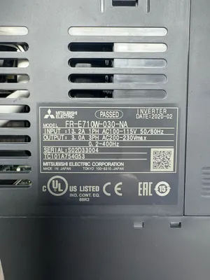 Used MITSUBISHI FR-E710W-030-NA Misc Electrical & Power Parts South Carolina US | ESS Industrial Equipment Sales #1326626